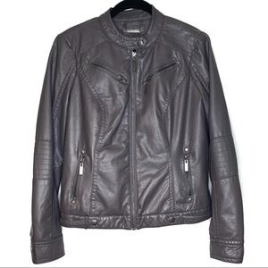Faux Leather Jacket
